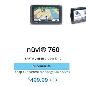 Garmin Nuvi 760 GPS Bundle Car Accessories & Carrying Case w/original Manual
